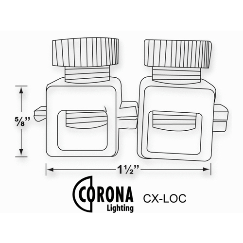 CORONA LIGHTING INC CX-LOC 2/pk Gel-filled Quick Lock Cable Connector