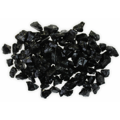 5# .5".75" Pepper Black Fireglass