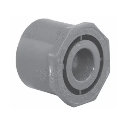 4" X 2 1/2" Sp X Sl Reducer Bushing (flush Style) Gray