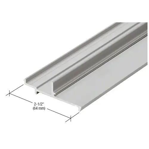 CRL-U.S. Aluminum BR34711 Pocket Insert for Door Stop, Clear Anodized Class 1, 21'-2"
