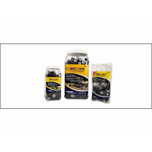 Black/gray Medium Waterproof Wire Connectors 100 Piece Canister