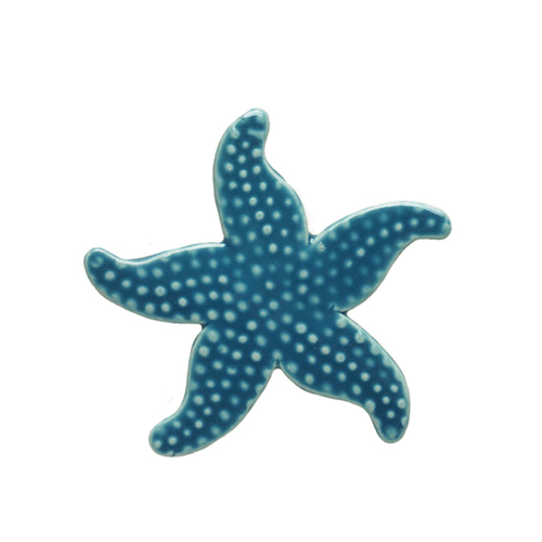 Custom Mosaics 102LB 5" Light Blue Starfish Mosaic