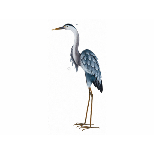 27" Up Blue Heron Statue