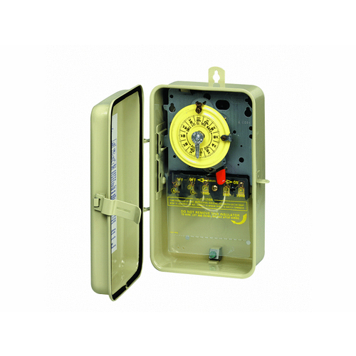 Intermatic T104R3 240v Dpst Outdoor Mechanical Timer - Steel Box