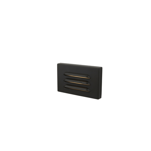 WAC LIGHTING CO|MODERN FORMS 4501-27BK Wac Lighting 5" 12v 2700k Blk Alum Louver Step Lgt