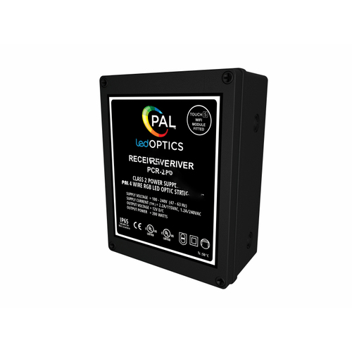 Pal Lighting 42-PCR-200UW 200w Color Rem Ctrl Xfmr W/ Cloning & Wi-fi