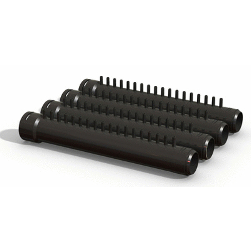 Enersol UPP-ESOL-HWN4P 13 1/2'' Black Header Asa Weather Resistant Polymer For Solar Pool Heater