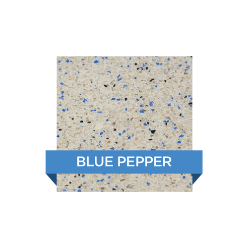 80 Lb Blue Pepper Krystalkrete Exposed Aggregate Pre-blended Pool Finish