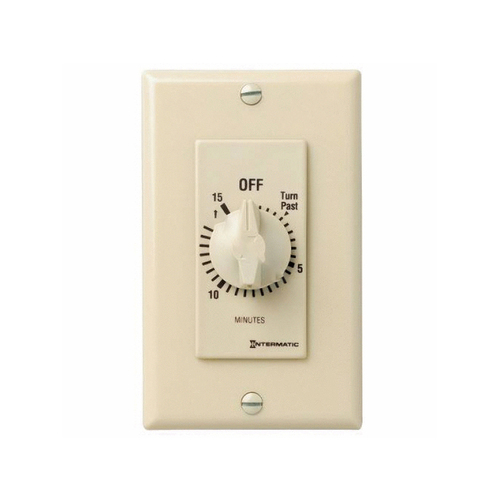 Intermatic FD15MC 15min Spst Ivory Decorator Spring Wound Timer