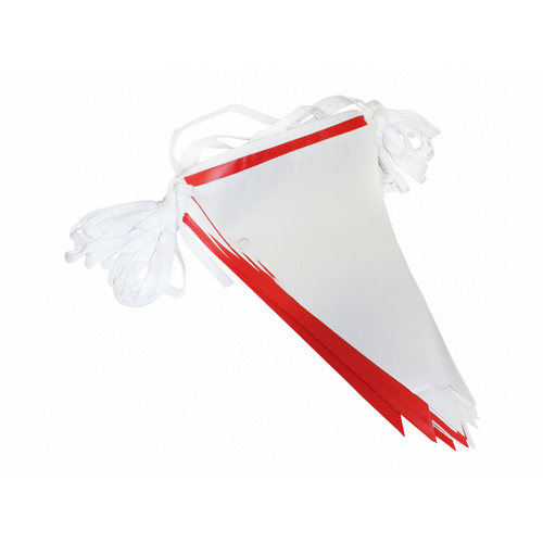 Universal Filtration SPA-115C-61 61' Red And White Two Color Backstroke Pennant