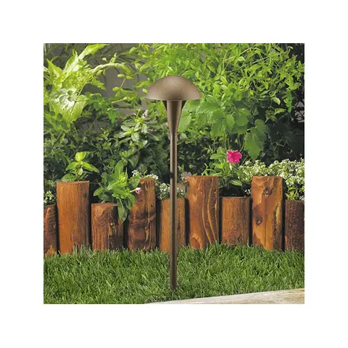 Architectural Bronze Path Light With T3 Led Lamp 2.5w