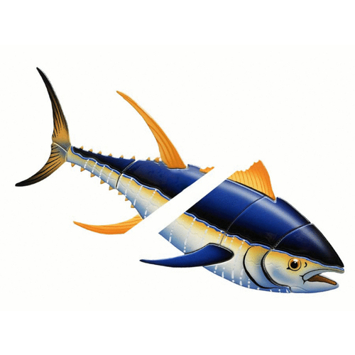 Down W/ Split Yellow Tuna 18"x8"