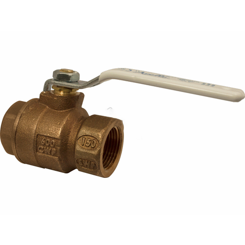 2" Fpt Bronze Full Port Ball Valve