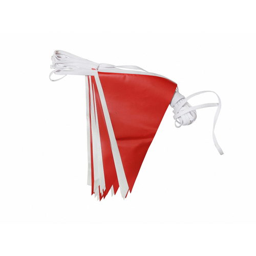 Universal Filtration SPA-115C-51 51' Red And White Two Color Backstroke Pennant