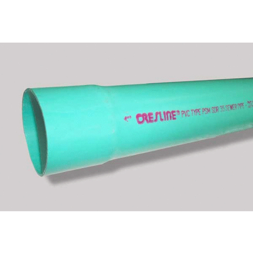 CRESLINE WEST INC 53112 4"x10' Sdr35 Sw Solid Pipe