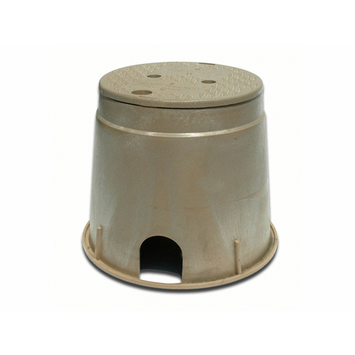 10" Sand Round Valve Box With Sand Lid