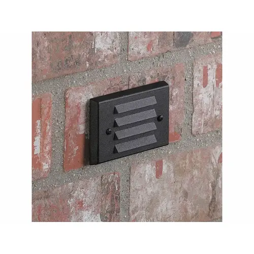 VISTA PROF OUTDOOR LIGHTING SL-4242-Z-10 T3 2.875" X 4.75" Architectural Bronze Louvered Step Light With Ln-10 T3 Lamp