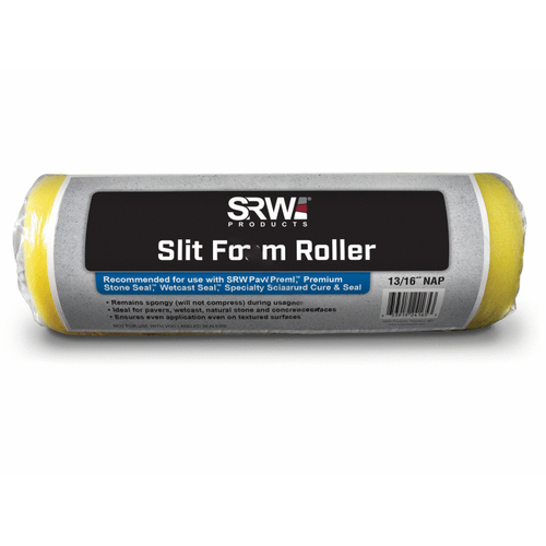 13/16" Yellow Slit Foam Roller