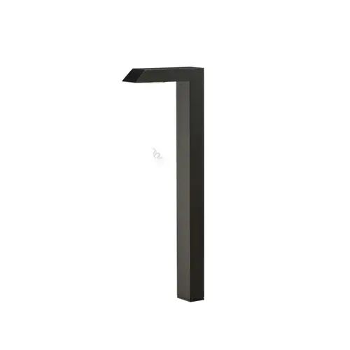 Fx Luminaire 4w Flat Blk Led Modern Path Light Black