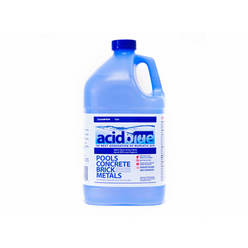 AcidBlue CH523 Acidblue Low Fume Muriatic Acid Gallon 2/case