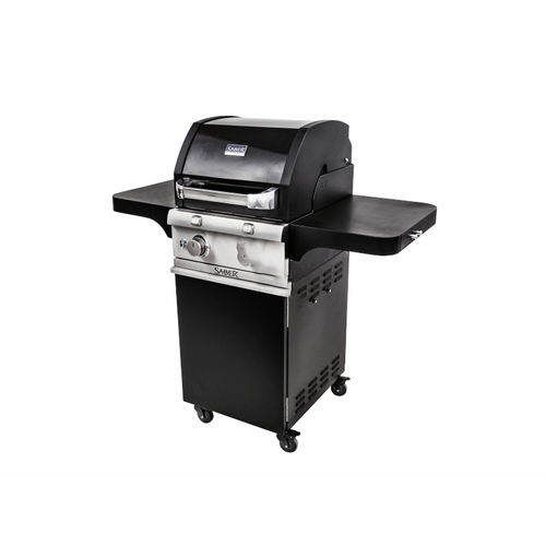 SABER ELITE R33CC1017 Lp Iid 2-burner Cast Black Grill W/ Cart