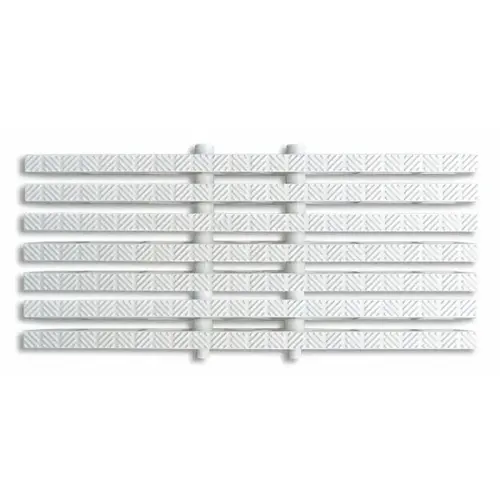 DALDORADO LLC DPE-12WT 12" White Perpendicular Grating