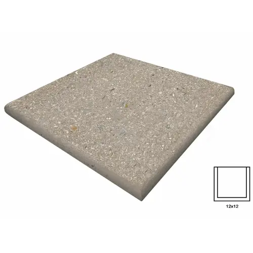 Artistic Pavers 3SBCSLCF12 12x12 3-sided Cafe Bullnose Shellock Coping