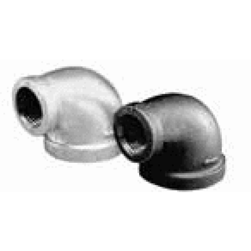 1.5" X .75" Black Malleable Reducer Elbow