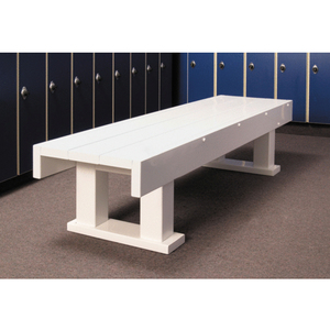 First Service Sp 1701 White 60 X14 Montego Locker Bench