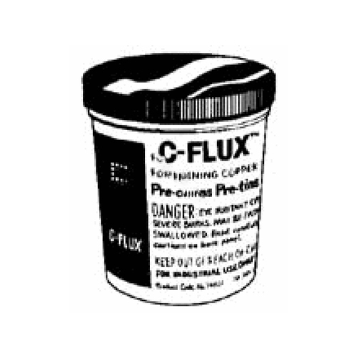 RectorSeal 74025 C-Flux Series Soft Soldering Flux, 12 oz, Paste, Gray