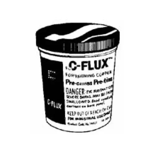 RectorSeal 74025 C-Flux Series Soft Soldering Flux, 12 oz, Paste, Gray