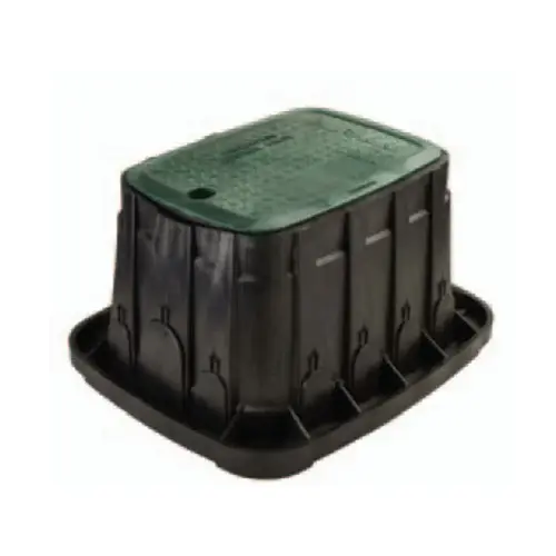 Standard Valve Box With Black Body And Green Lid