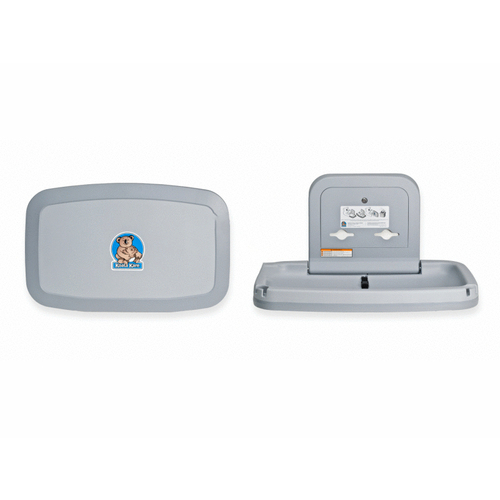 Gray Horizontal Wall Mounted Changing Station