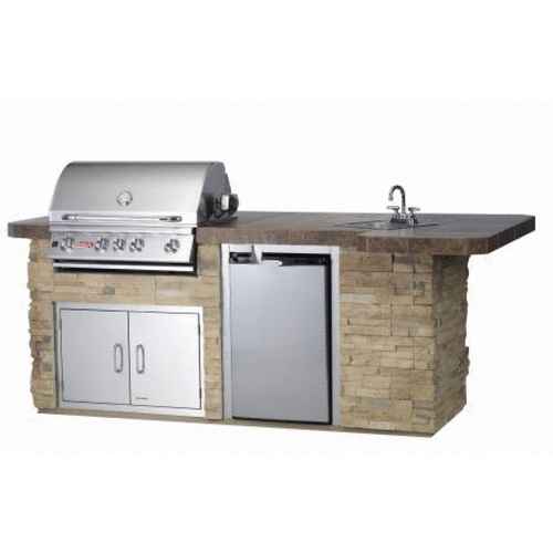 Bull Outdoor Products 31014 Stucco Bbq Outdoor Island