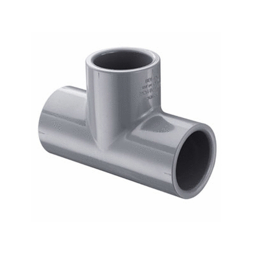 .75" Sch80 Cpvc Tee Socket X Socket X Socket Gray