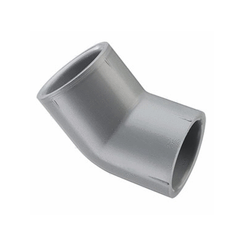 2.5" Sch80 Cpvc 45 Degree Elbow Socket X Socket Gray