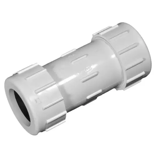 Compression 1" Coupling Cts White