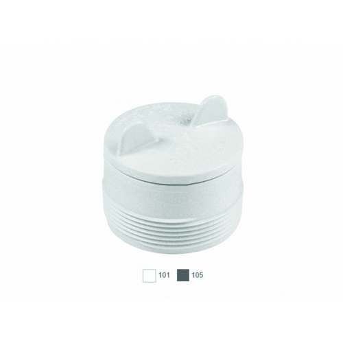 AquaStar Pool Products HV105 2"mpt Dark Gry Hydrostatic Relief Valve White