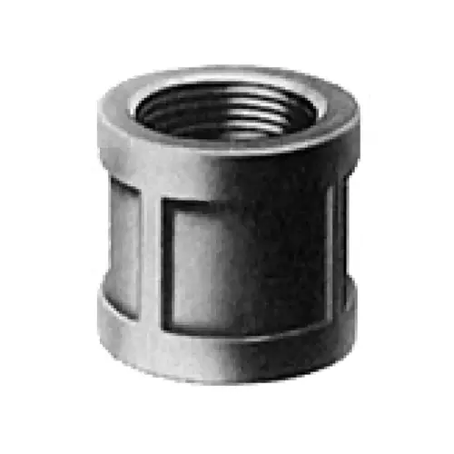 1.25" Black Malleable Coupling