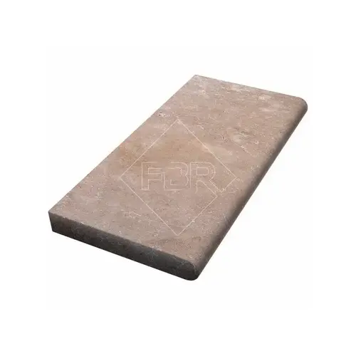 12" X 24" 5cm Toros Noce Coping Tumbled Travertine