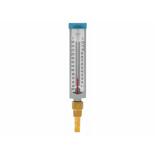 ENGINEERED SPECIALTY PRODUCTS 152FC 40-260f 2" Bottom Mount Straight Thermometer Gray Case