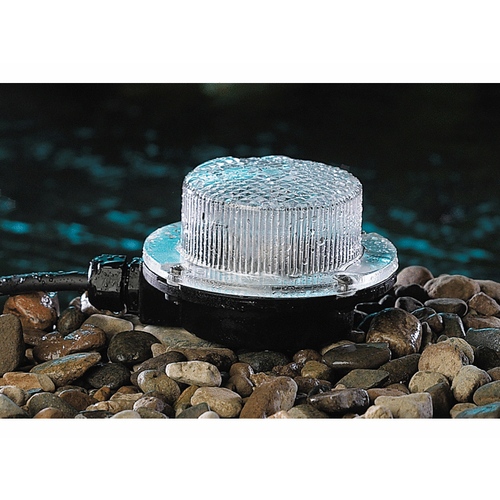 VISTA PROF OUTDOOR LIGHTING UW-4217-B-2.5-W-T3 3-1/2" Black Underwater Spread Light With T3 Lamp 2.5w