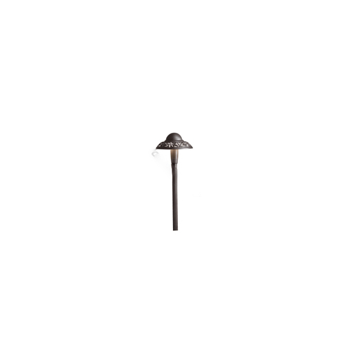 Pierced Dome 3000k Led Path Light Textured Architectural Bronze