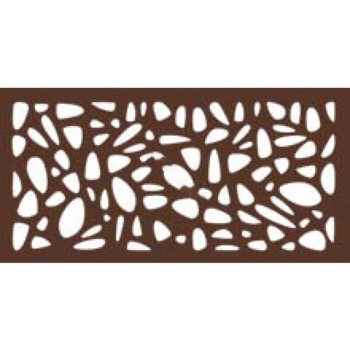 OUTDECO USA LLC USAMOD6E 48"x24"x.25" Brn Pebbles Modinex Panel