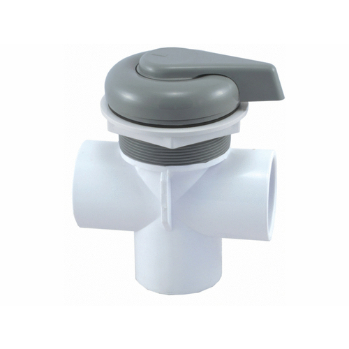 Gray Diamond Lever 3-way Diverter Valve With 1" Socket