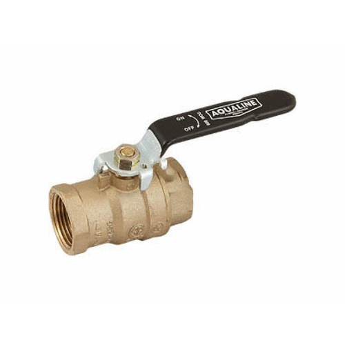 2" Fpt Brass Full Port Lead Free Ball Valve