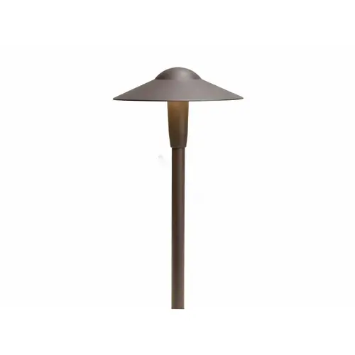 3000k Short Led Dome Path Light Bronze