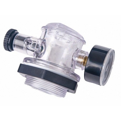 Clear Manual Air Relief Valve W/ Gauge