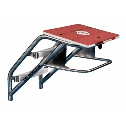 30" - 40" White Competitor Long Reach Starting Platform