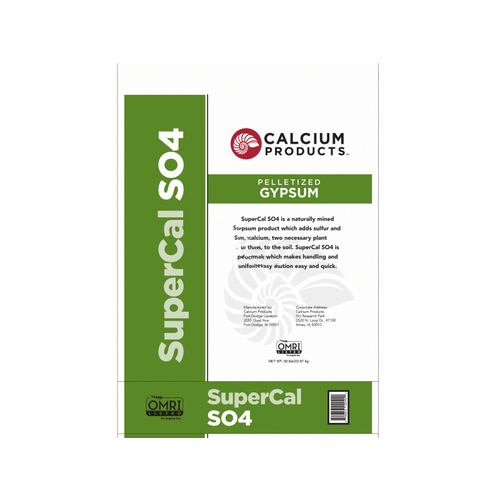 CALCIUM PRODUCTS INC SO4B 50# Calcium Supercal Gypsum 50#